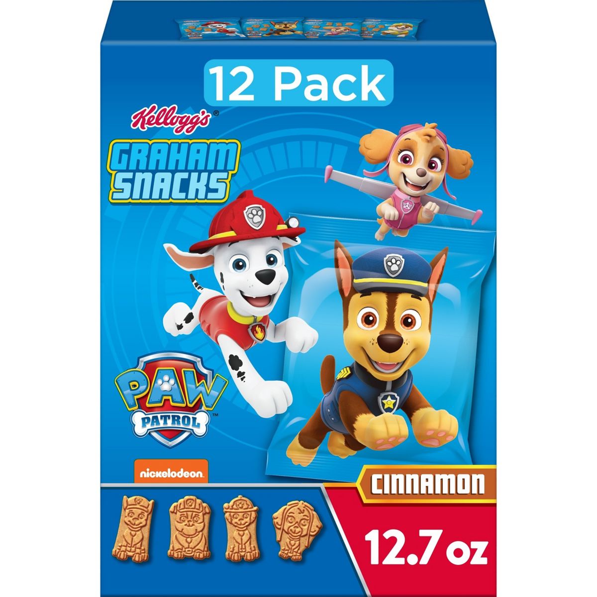 Galletas Graham Paw Patrol en Paquete de Snacks - 12.7 oz / 12 ct - Imagen 2