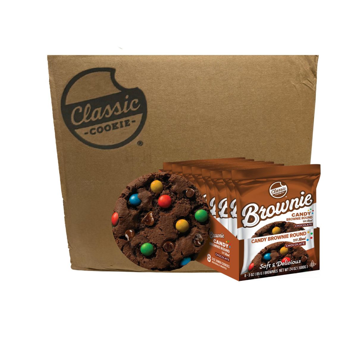 Galletas Soft Baked Classic Cookie, 8 Galletas Envueltas Individualmente por Caja