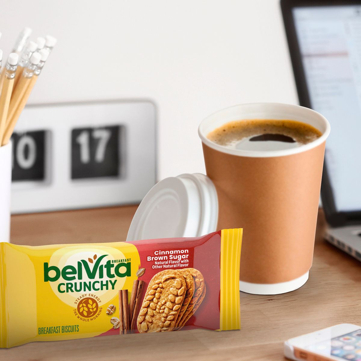 Galletas para Desayuno BelVita Sabor Canela y Azúcar Morena - 8.8 oz / Paquete de 5 - Imagen 9