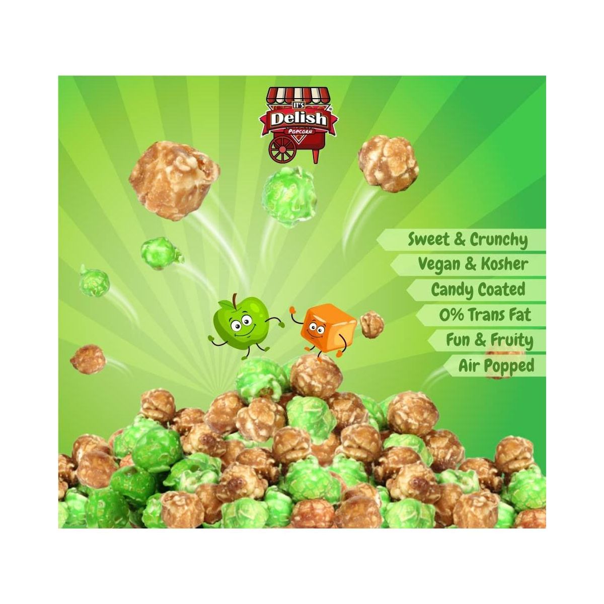 Palomitas de Caramelo y Manzana It's Delish - Imagen 3