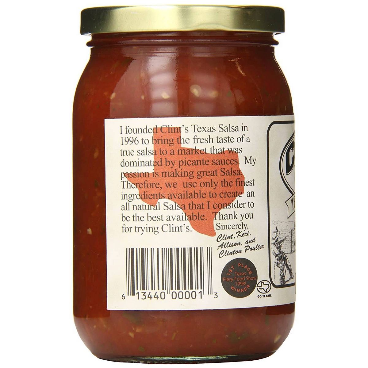 Salsa Clint's Texas Medium 16 oz - Imagen 4