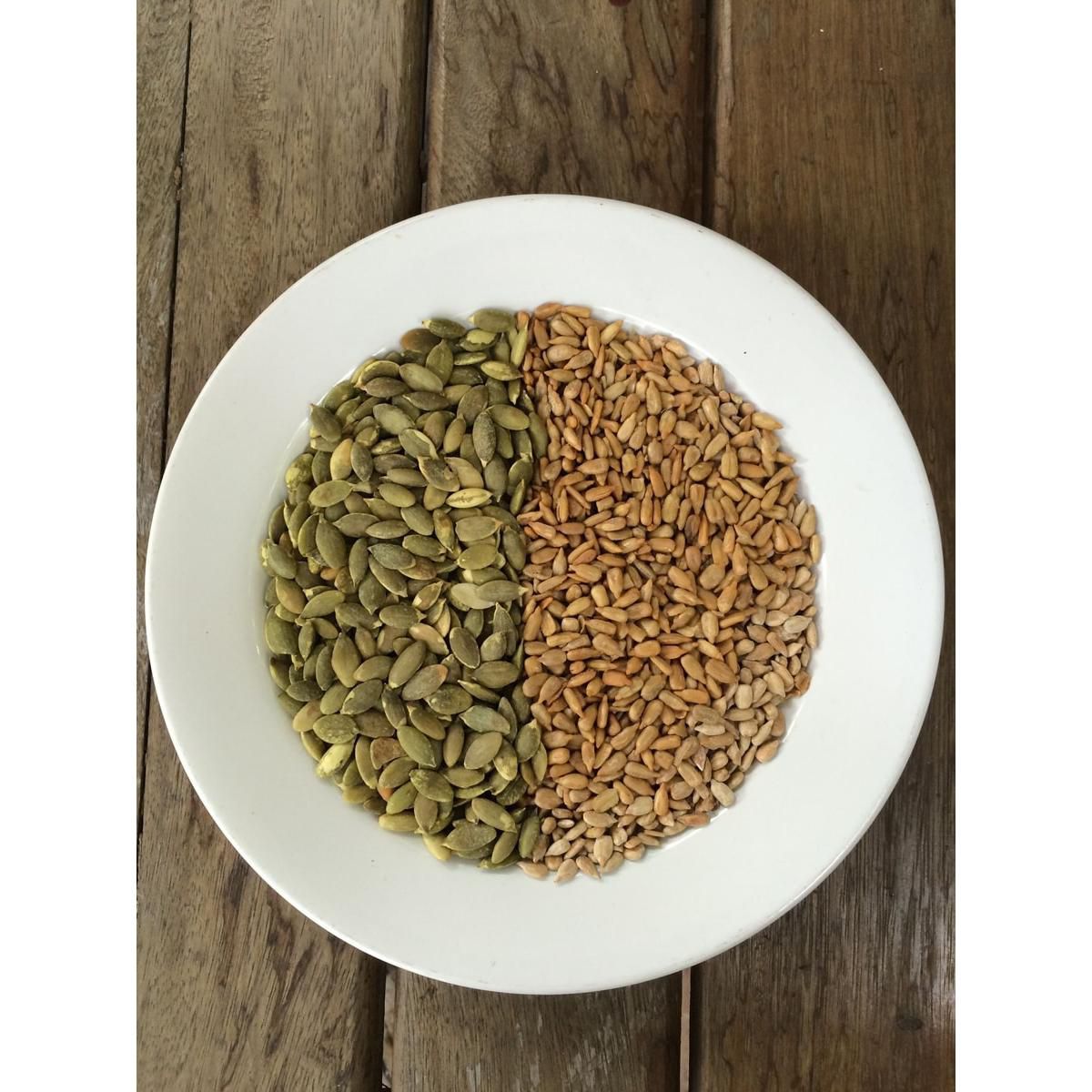 Mezcla de Semillas Germinadas Orgánicas - Mezcla de Botana Cruda y No Transgénica Contiene Semillas de Calabaza y Girasol Germinadas. Vegana, Kosher - Imagen 8