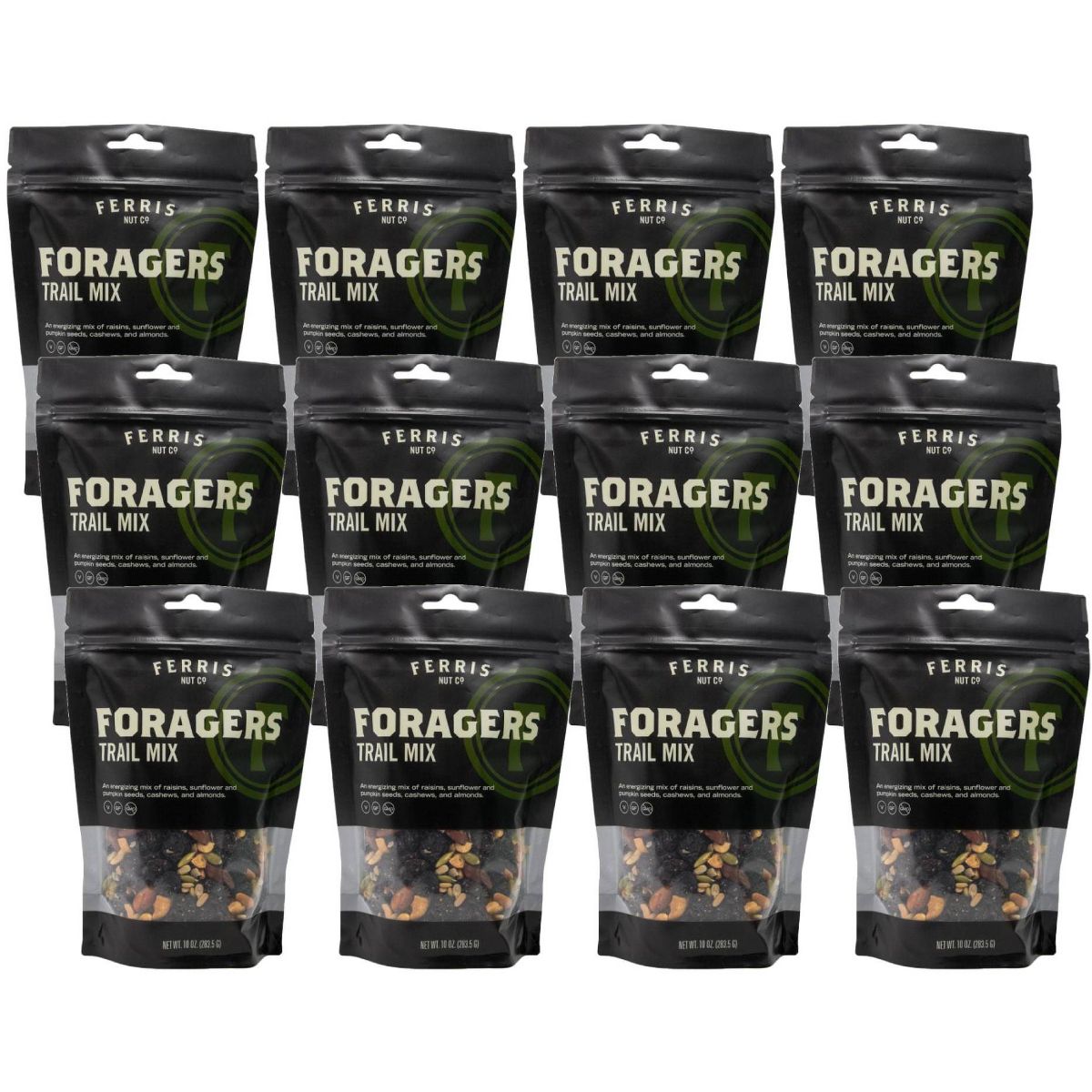 Ferris Nut Co. Foragers Trail Mix - Caja de 12/10 oz