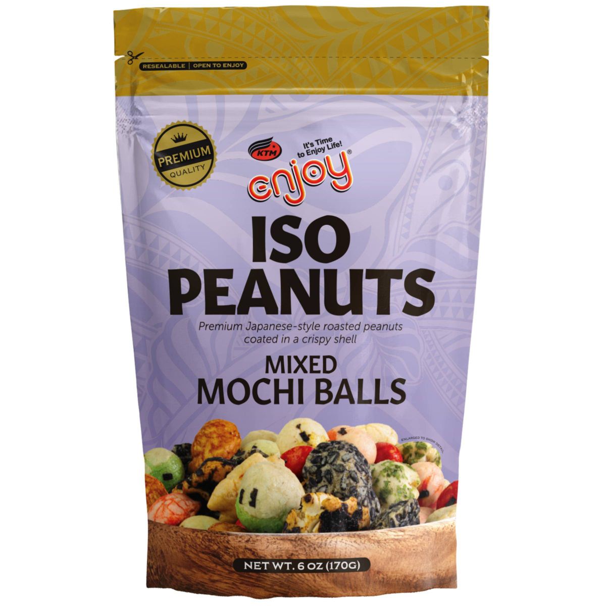 Mezcla de Cacahuates Iso Mochi Balls Enjoy - 6 oz