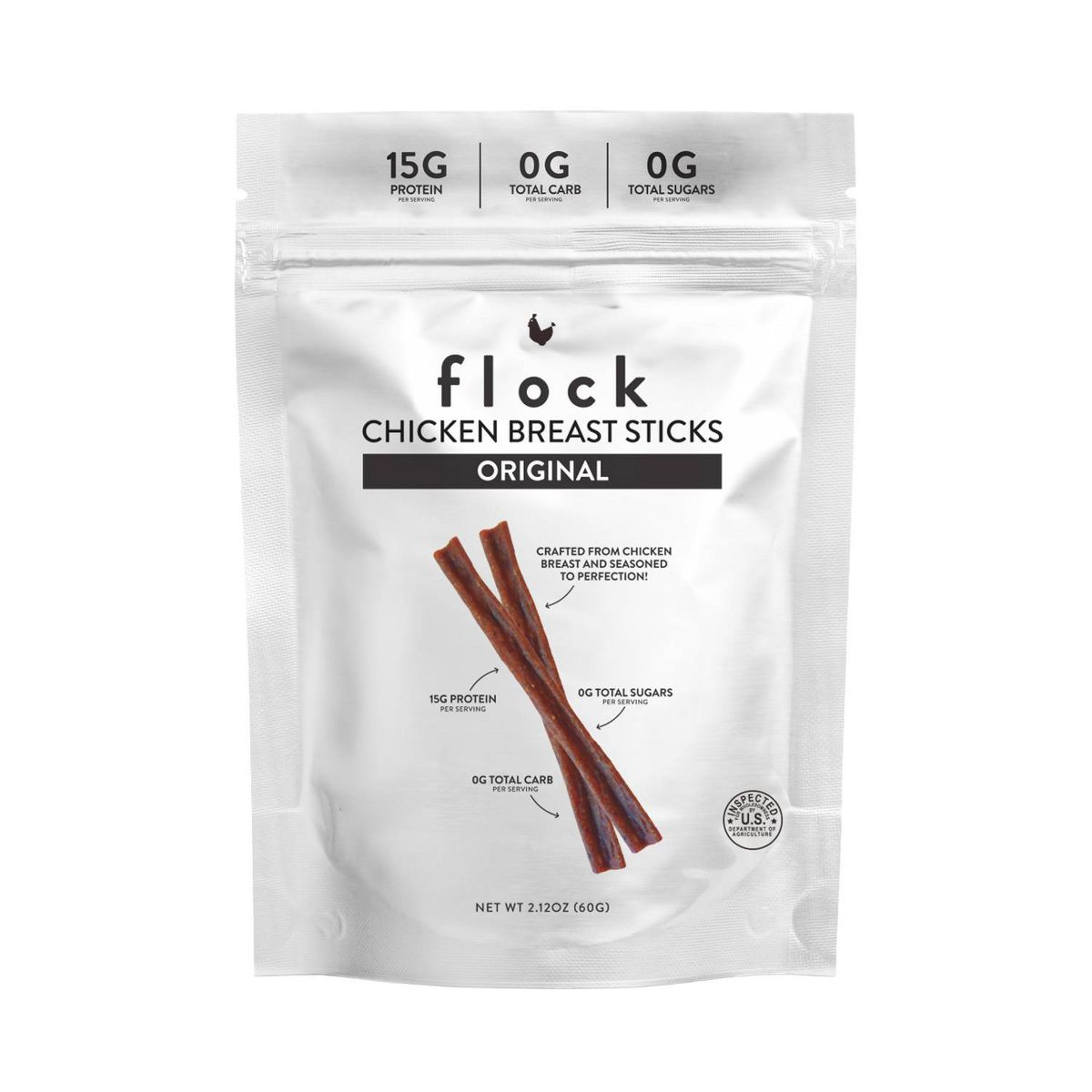 Flock Foods Original Chicken Sticks - 2.12 oz