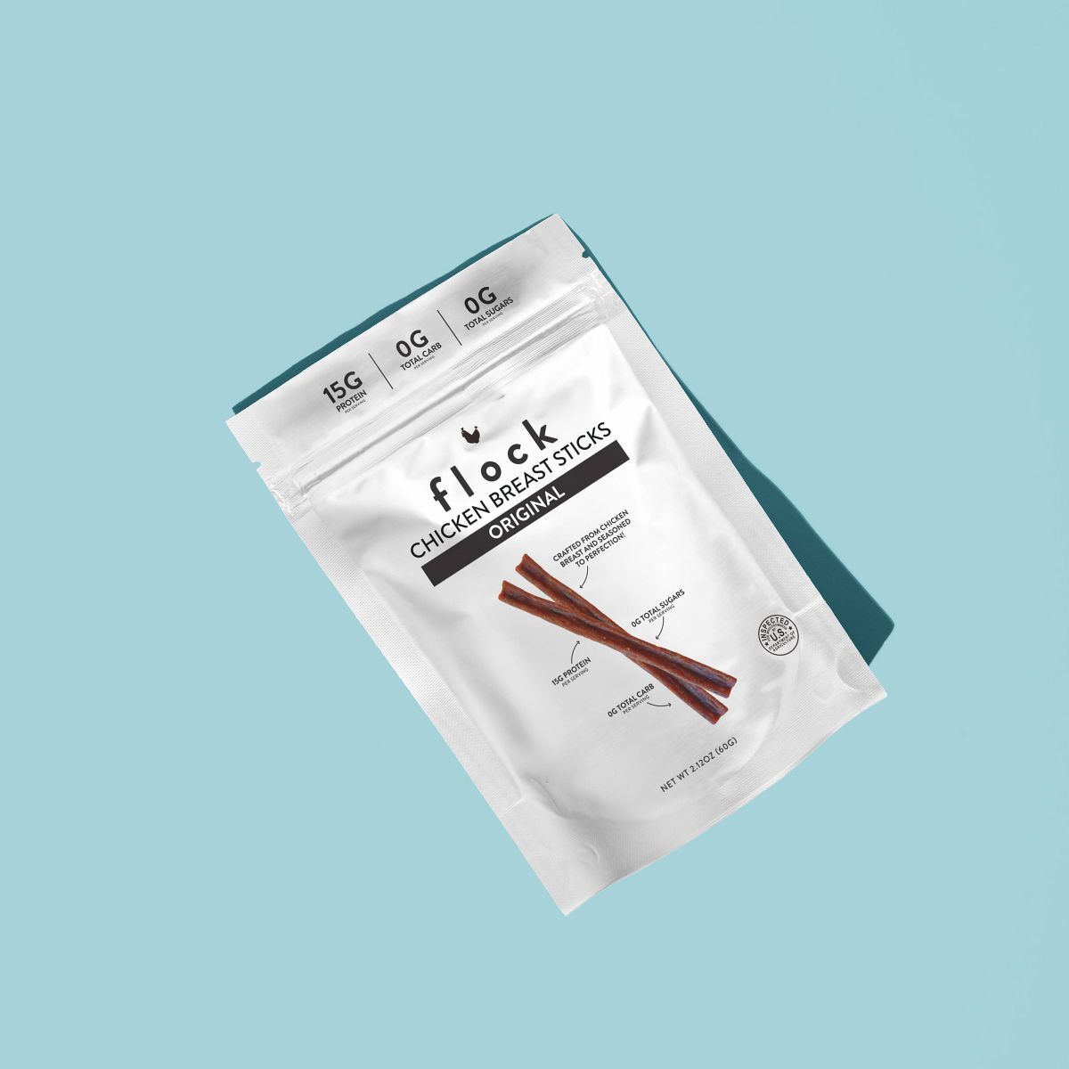 Flock Foods Original Chicken Sticks - 2.12 oz - Imagen 5