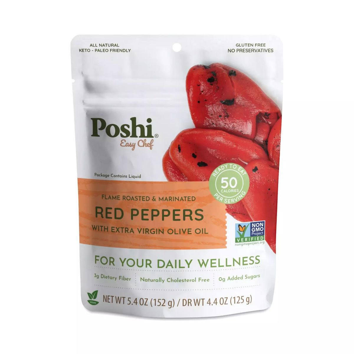 Pimientos Rojos Poshi en Aceite - Caja con 10/5.4 oz - Imagen 3