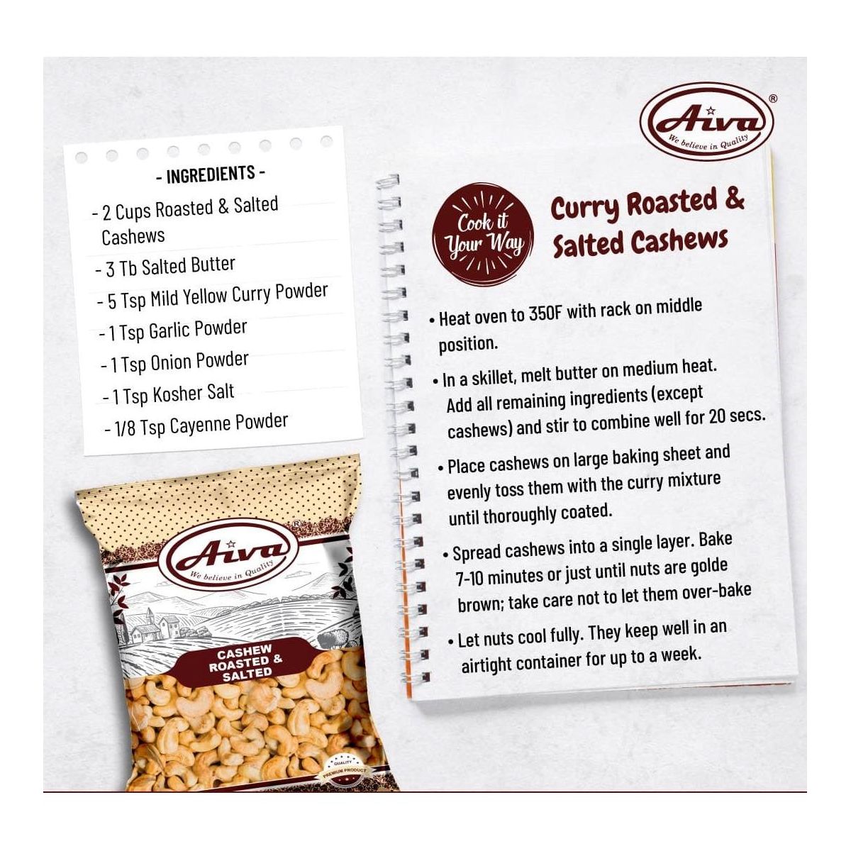 Anacardos tostados y salados - Imagen 9