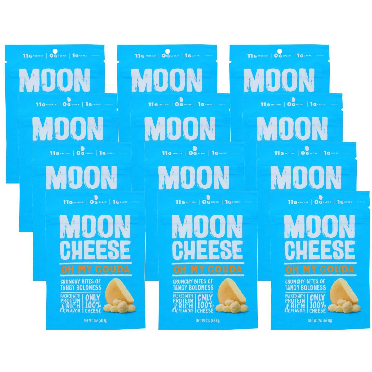 Moon Cheese Oh My Gouda - Caja de 12/2 oz - Imagen 2