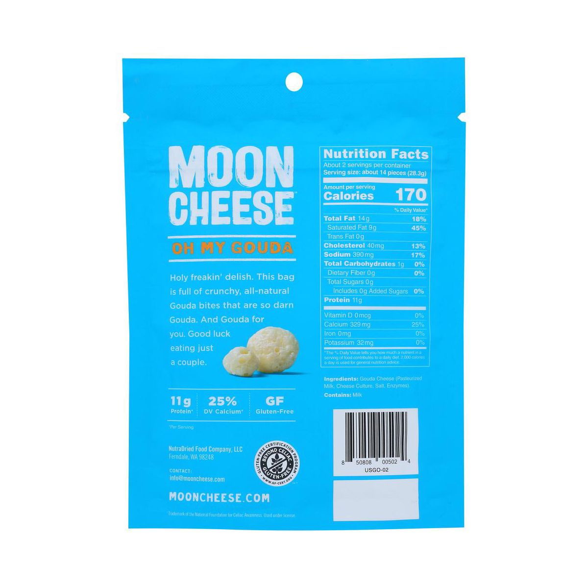Moon Cheese Oh My Gouda - Caja de 12/2 oz - Imagen 4