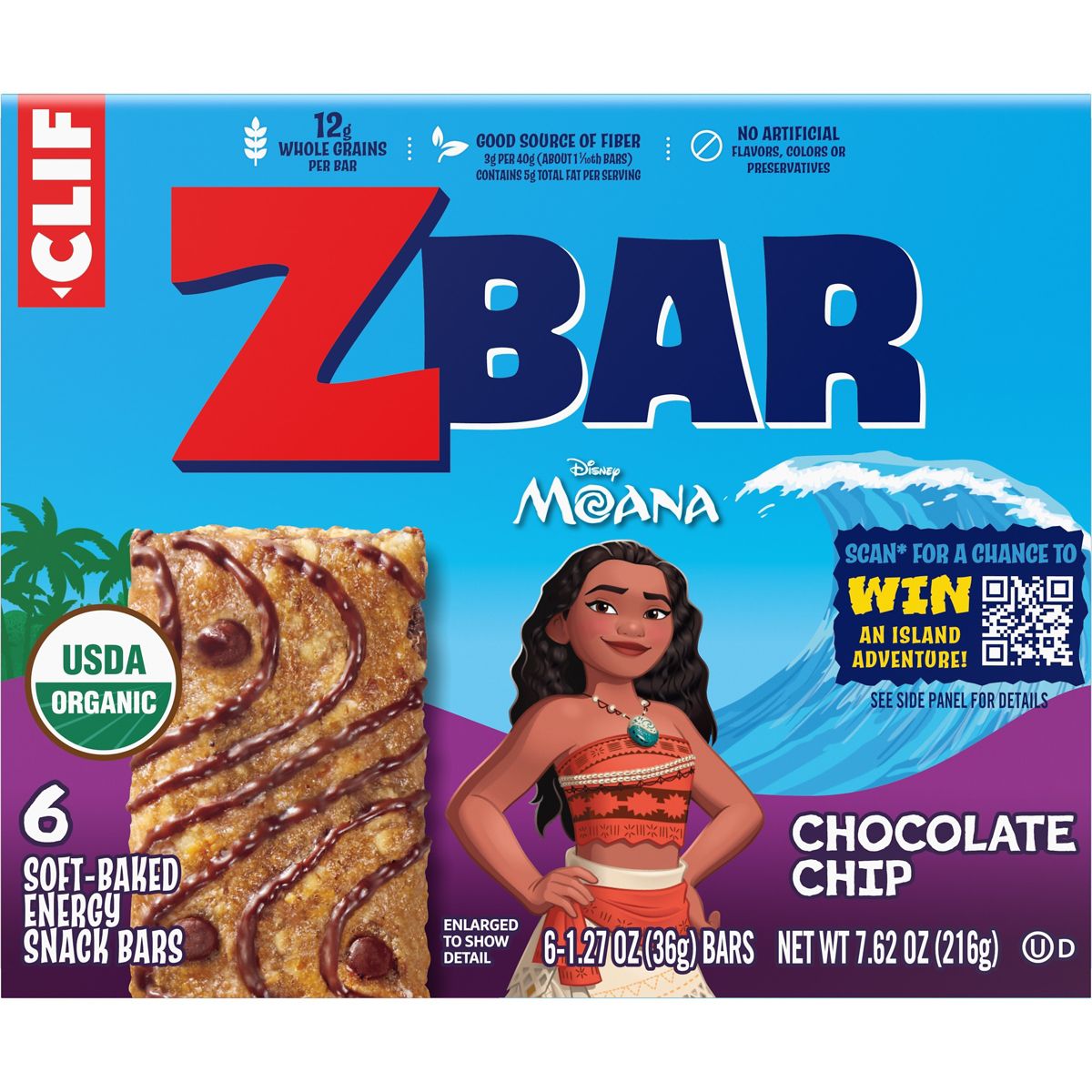 CLIF Kid ZBAR Barras de Snack con Chispas de Chocolate - Imagen 3