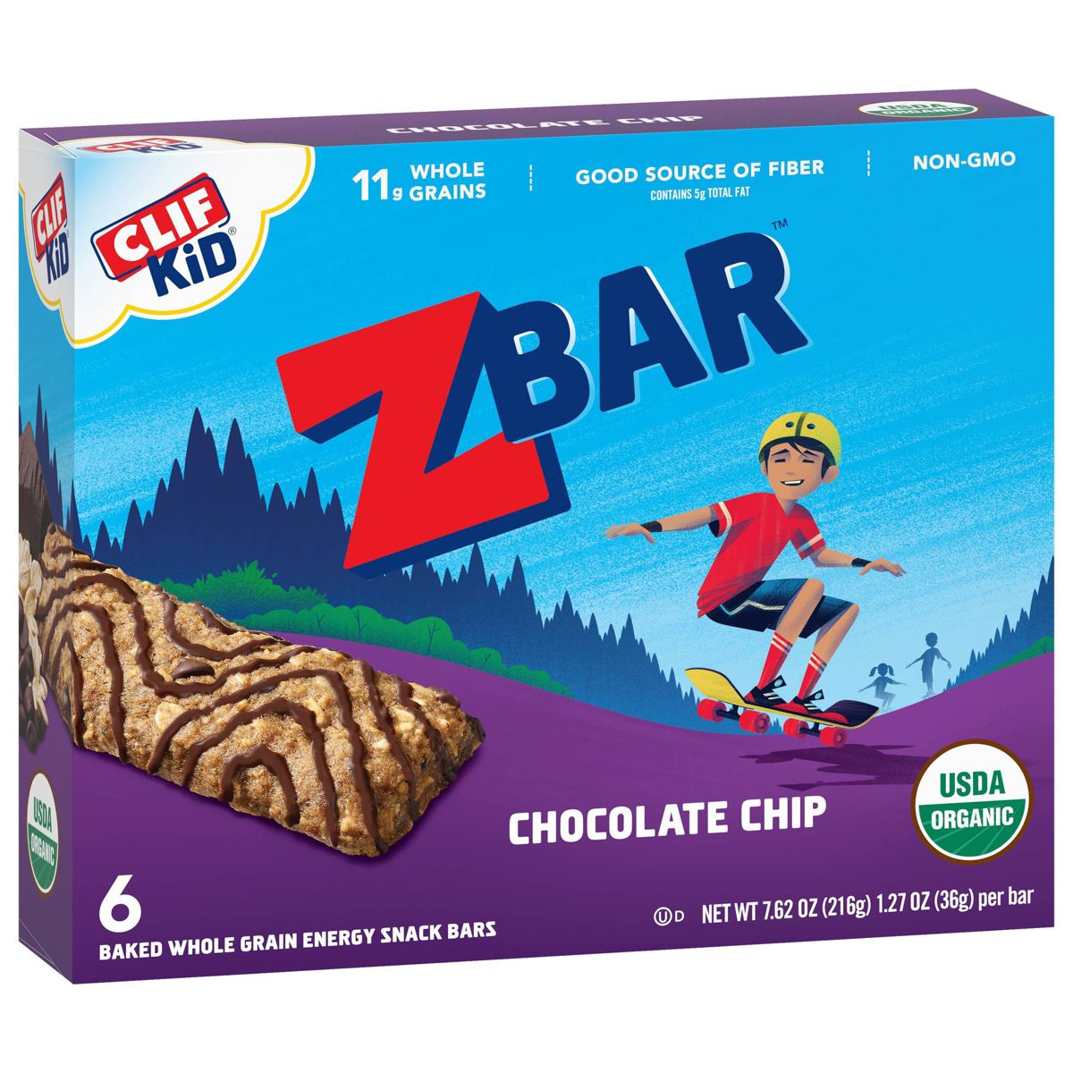 CLIF Kid ZBAR Barras de Snack con Chispas de Chocolate - Imagen 7
