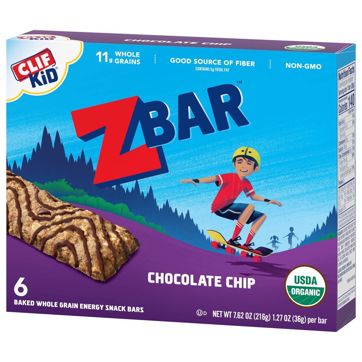 CLIF Kid ZBAR Barras de Snack con Chispas de Chocolate - Imagen 8
