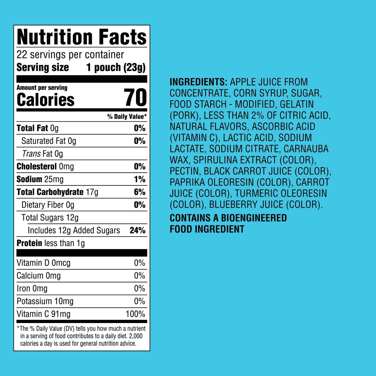 Shark Friends Bocadillos de Fruta Saborizados - 17.6 oz/22 ct - Good & Gather™ - Imagen 6