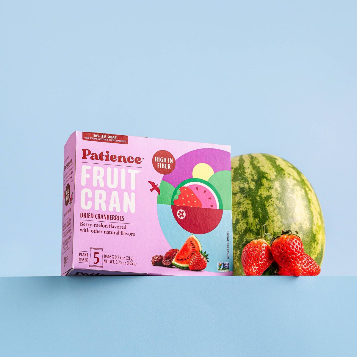 Patience Fruit & Co Arándanos Secos Saborizados Berry Melon - 3.75 oz/5 ct - Imagen 4