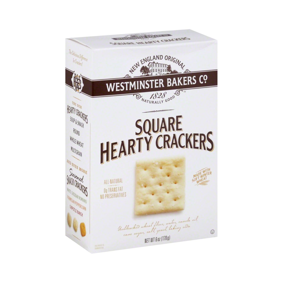 Galletas Westminster Cracker Hearty Squares - Caja de 12 - 8 oz - Imagen 3