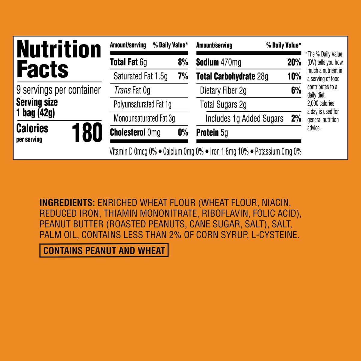 Pretzels Rellenos de Mantequilla de Cacahuate Mini - Paquete de 9 - Good & Gather™ - Imagen 6