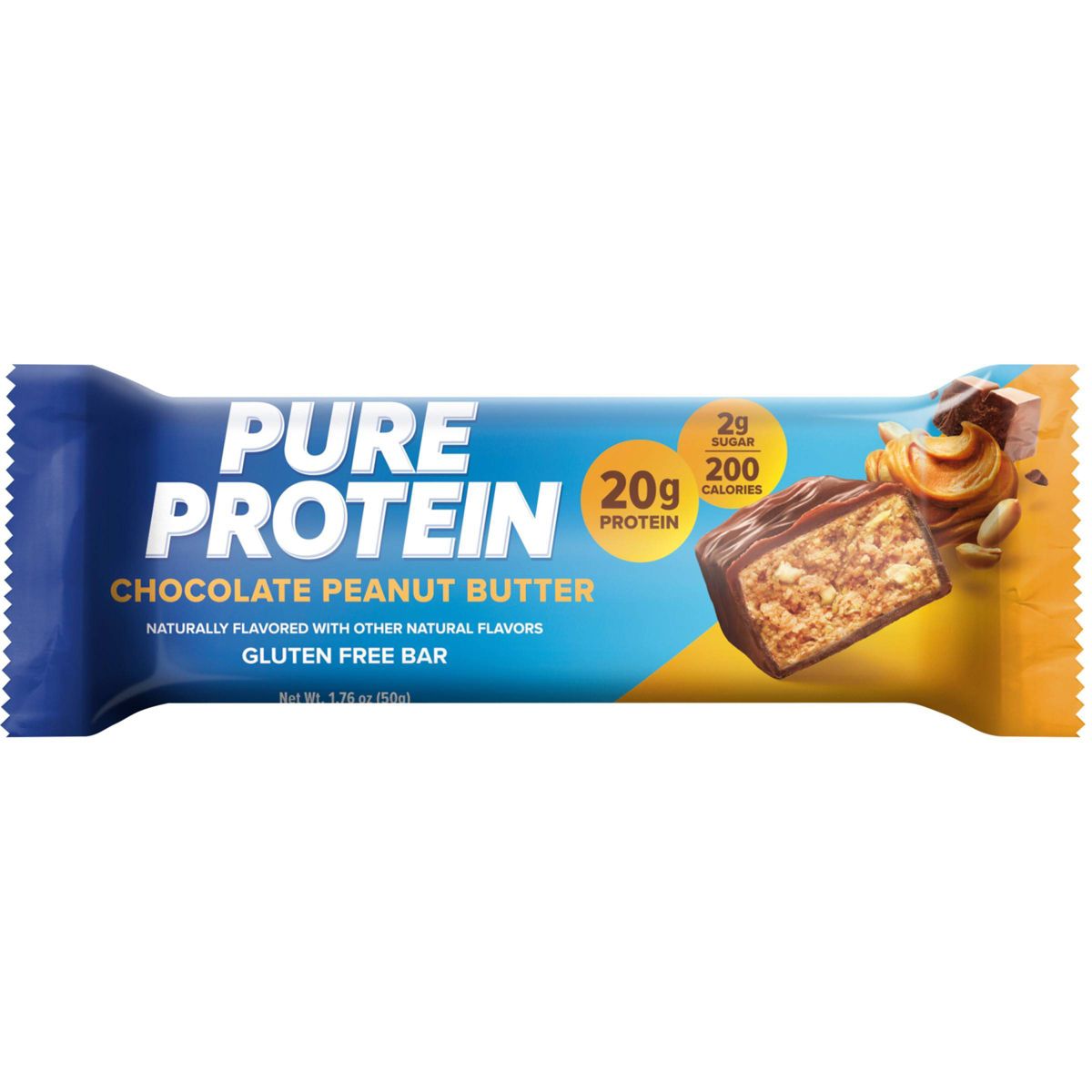Barra de Proteína Pure Protein Chocolate y Mantequilla de Cacahuate - 20g de Proteína - 12ct - Imagen 3