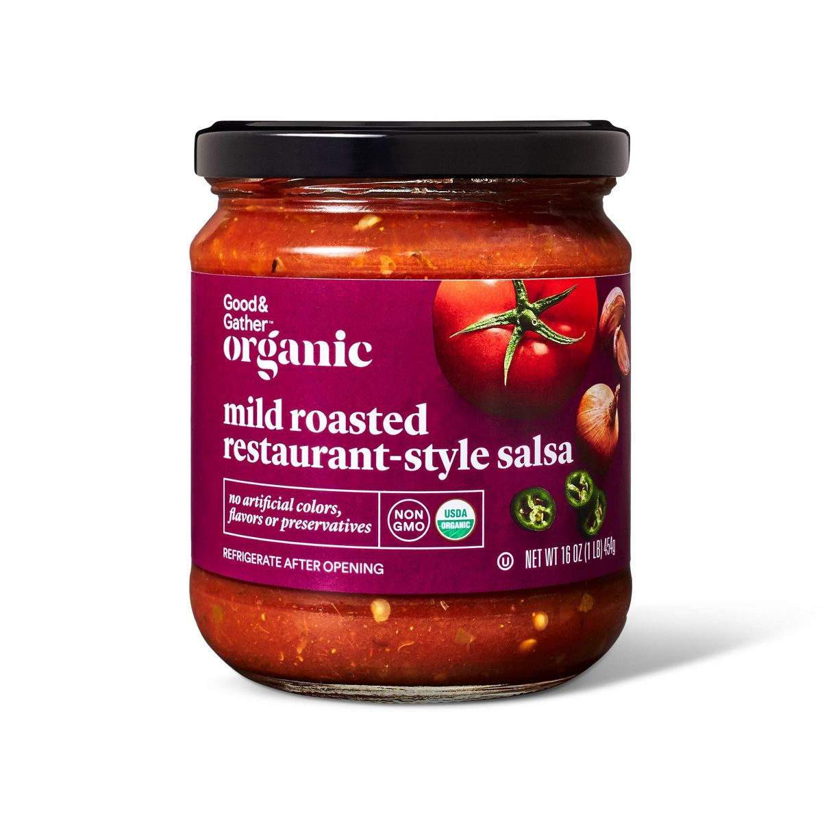Salsa estilo restaurante tostada suave orgánica 16 oz - Good & Gather™ - Imagen 2