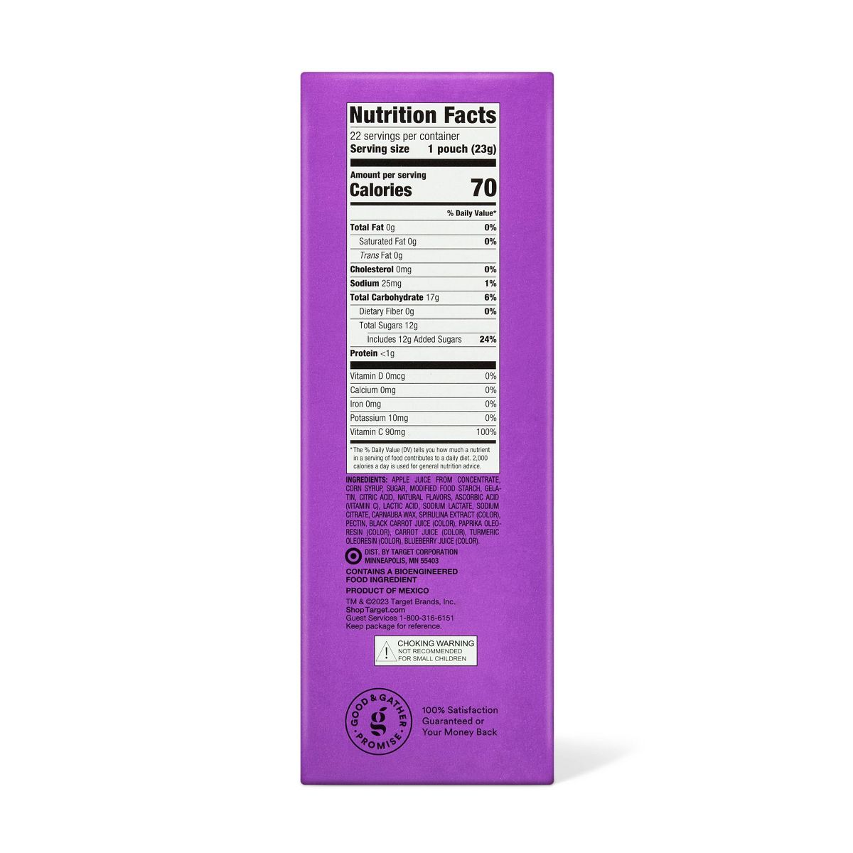 Botanas de Frutas Mixtas Saborizadas 17.6 oz/22 ct - Good & Gather™ - Imagen 3