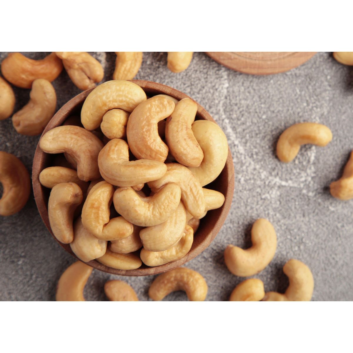 Anacardos Enteros Tostados al Horno Orgánicos - Sin OGM, Sin Sal, Anacardos Tostados al Horno, Sin Aceite Añadido, Kosher, Vegano - Imagen 7