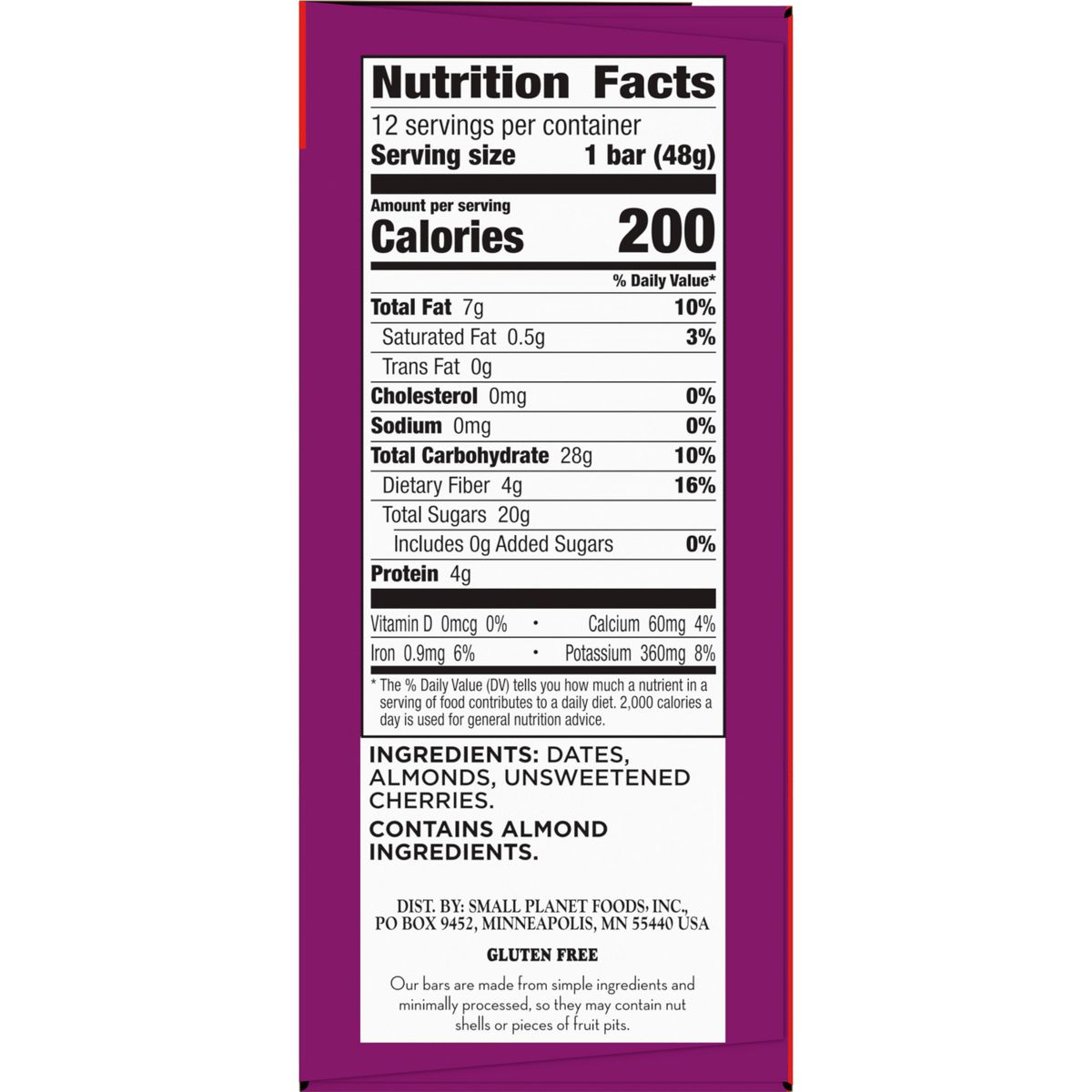 Larabar Barra de Pastel de Cereza - 12ct - Imagen 7