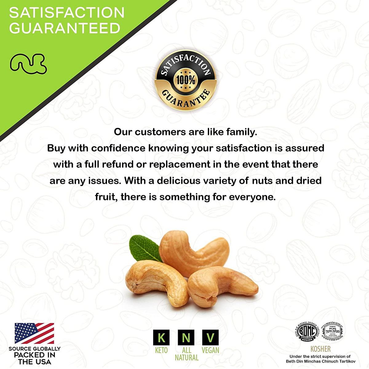 Nueces de la India sin sal, mitades y pedazos crudos, sin cáscara por Nut Cravings - Imagen 6