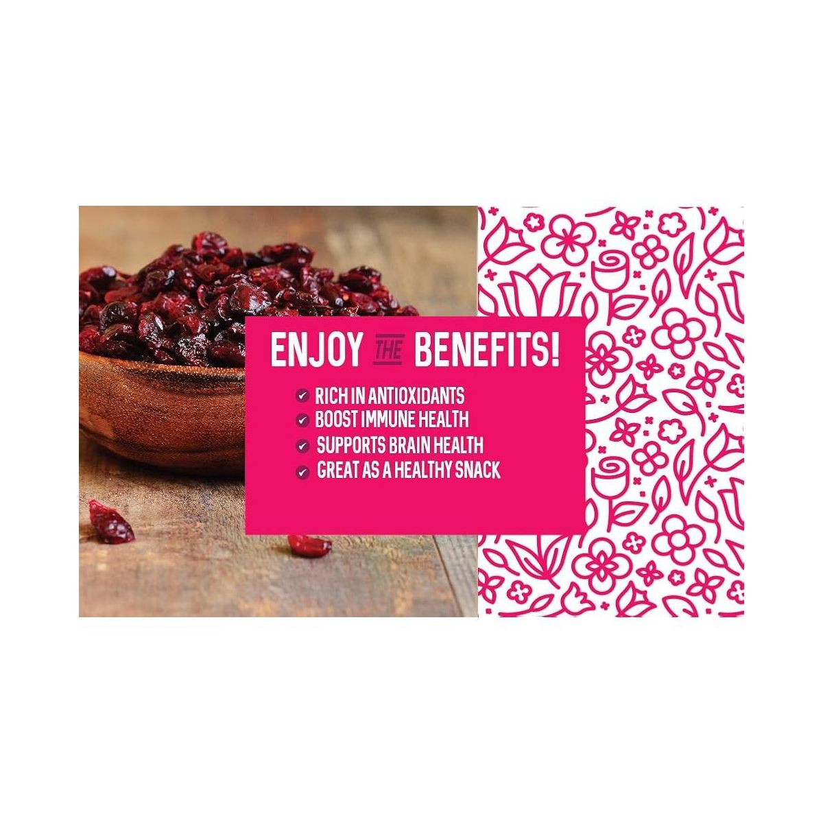 Herbaila Arándanos Deshidratados Sin Azúcar – Arándanos Enteros Naturales, No Transgénicos – Bolsa a Granel de 2 lb (32 oz) - Imagen 5