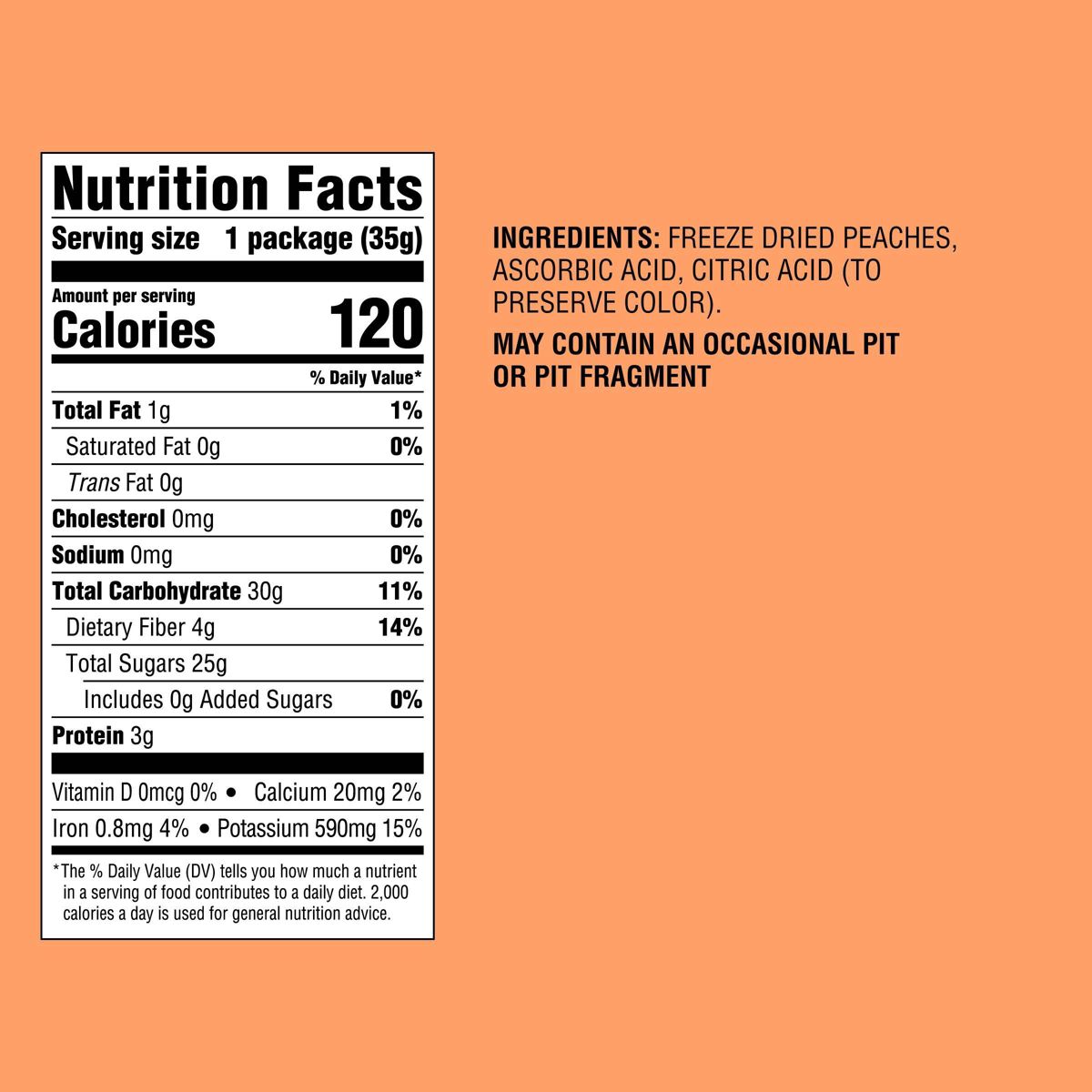 Rebanadas de Durazno Liofilizadas - 1.25 oz - Good & Gather™ - Imagen 5