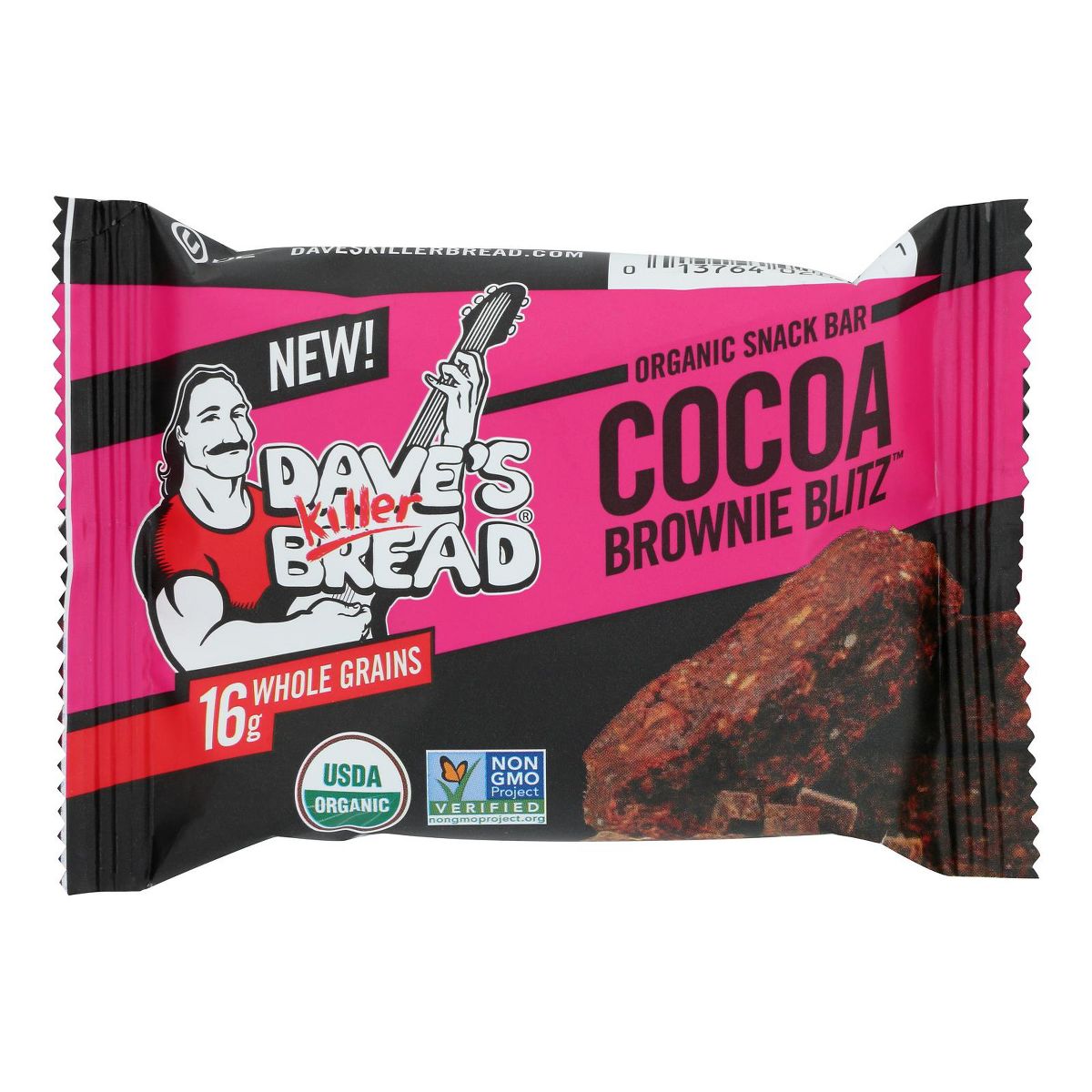 Dave's Killer Bread Barra Orgánica Cocoa Brownie Blitz - 12 barras, 1.75 oz - Imagen 3
