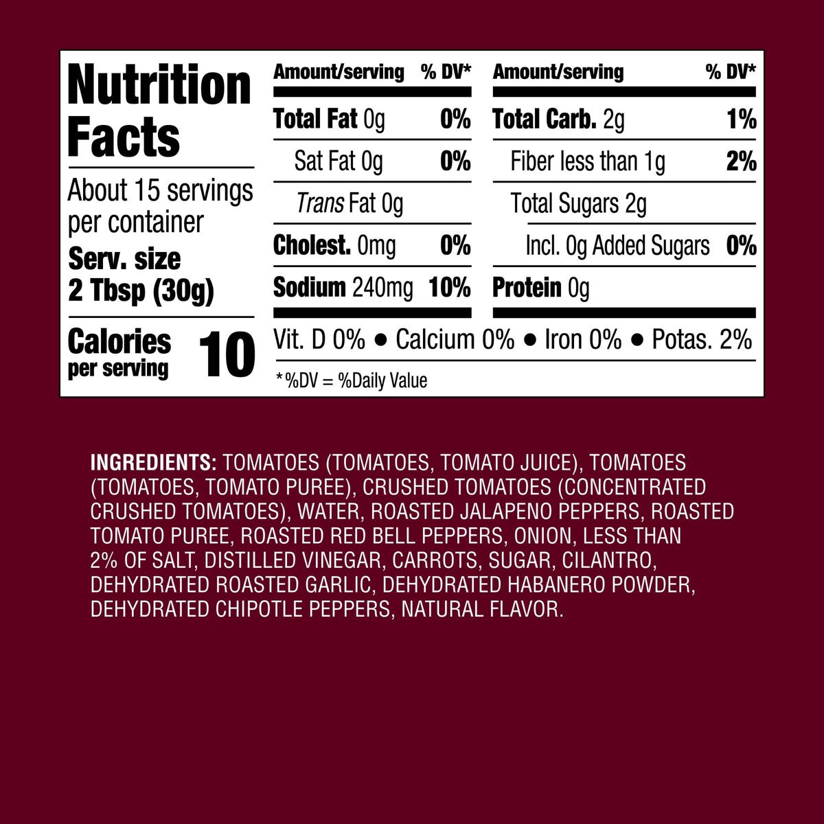 Salsa de Chile Asado Picante y Habanero - 16 oz - Good & Gather™ - Imagen 5