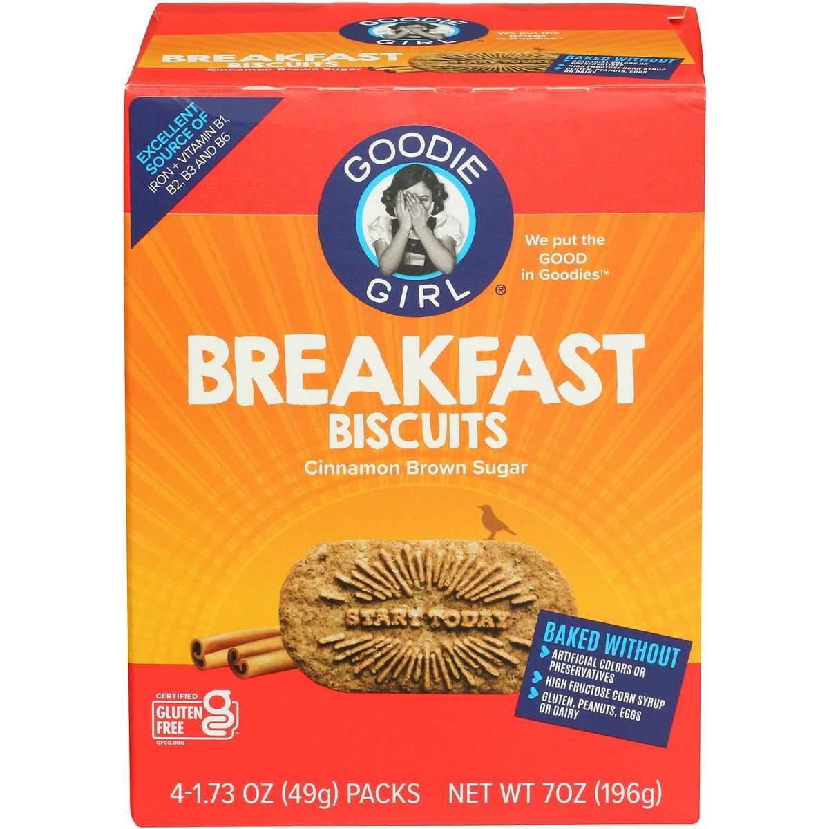 Galletas Goodie Girl Sabor Canela y Azúcar Morena - Paquete de 6 - 7 oz - Imagen 3