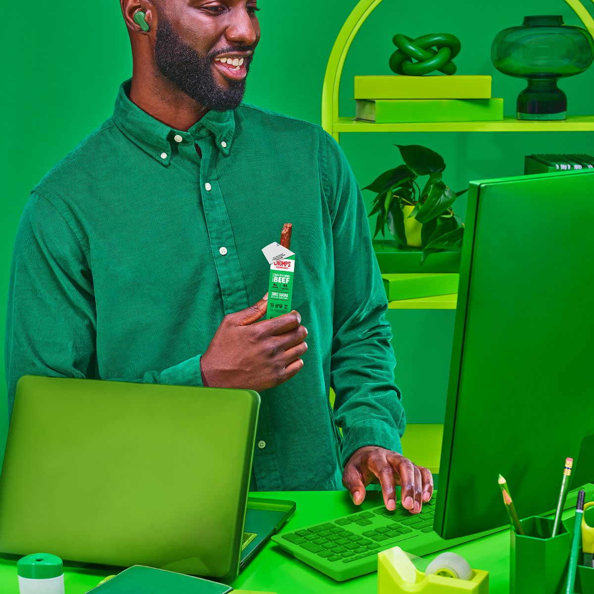 Chomps Chomplings Mini Palitos de Res Sabor Jalapeño - 3 oz / 6 ct - Imagen 8