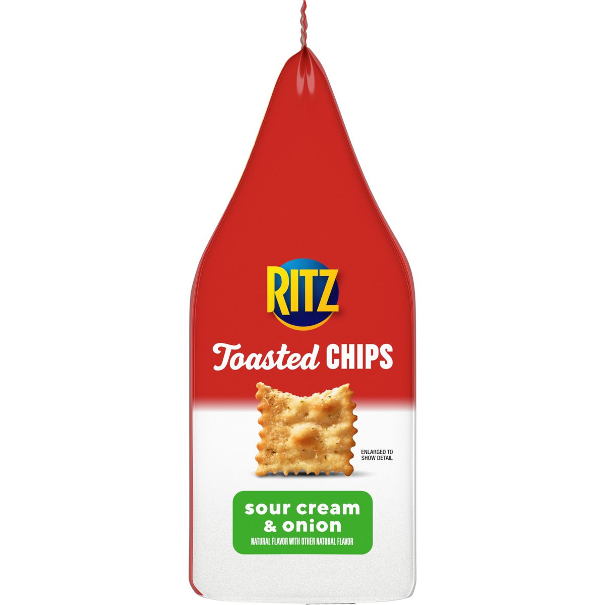 RITZ Toasted Chips Sour Cream and Onion Crackers Botanas para Fiesta - 8.1 oz - Imagen 3