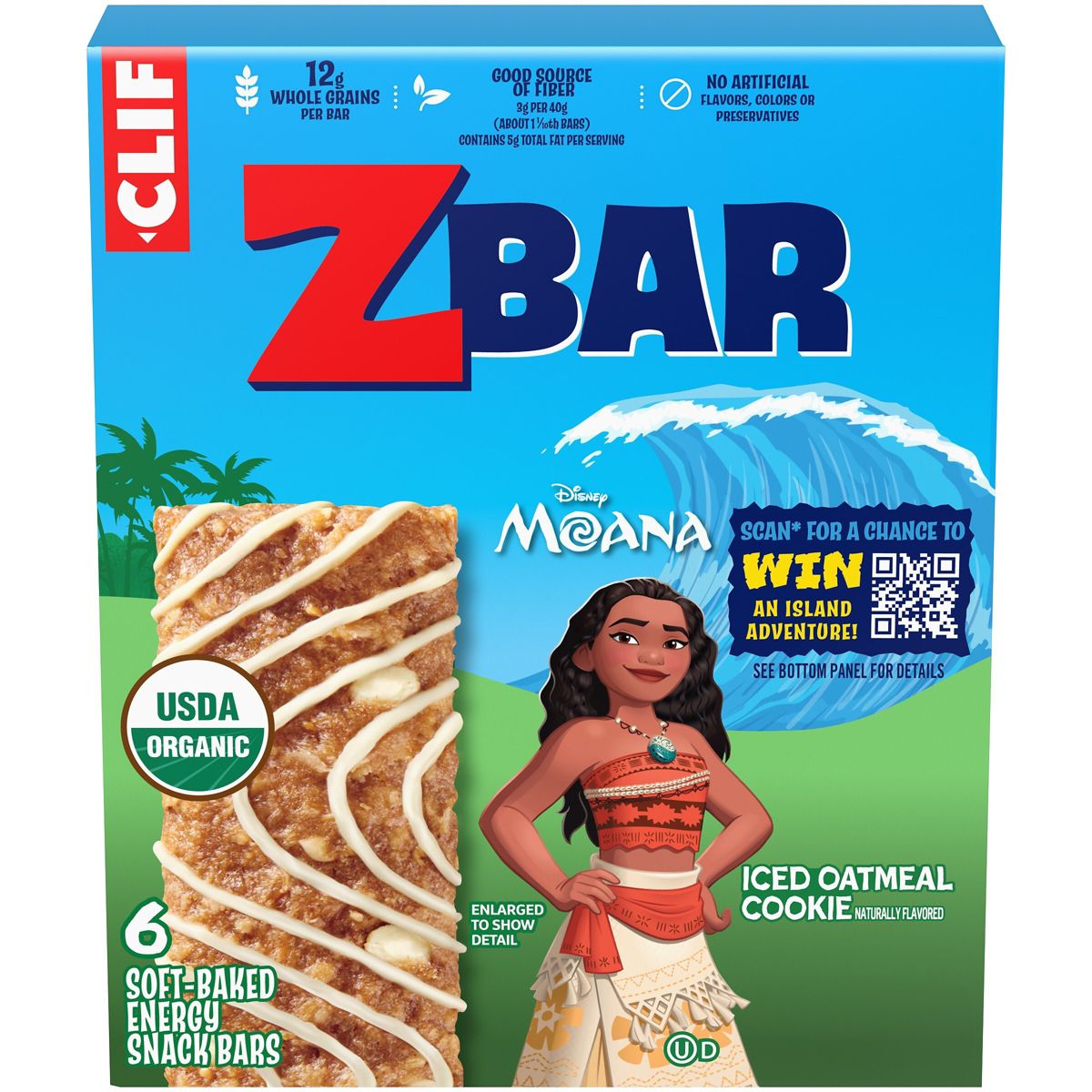 CLIF Kid ZBAR Galletas de Avena Glaseadas Orgánicas, Barras para Snack - Imagen 2