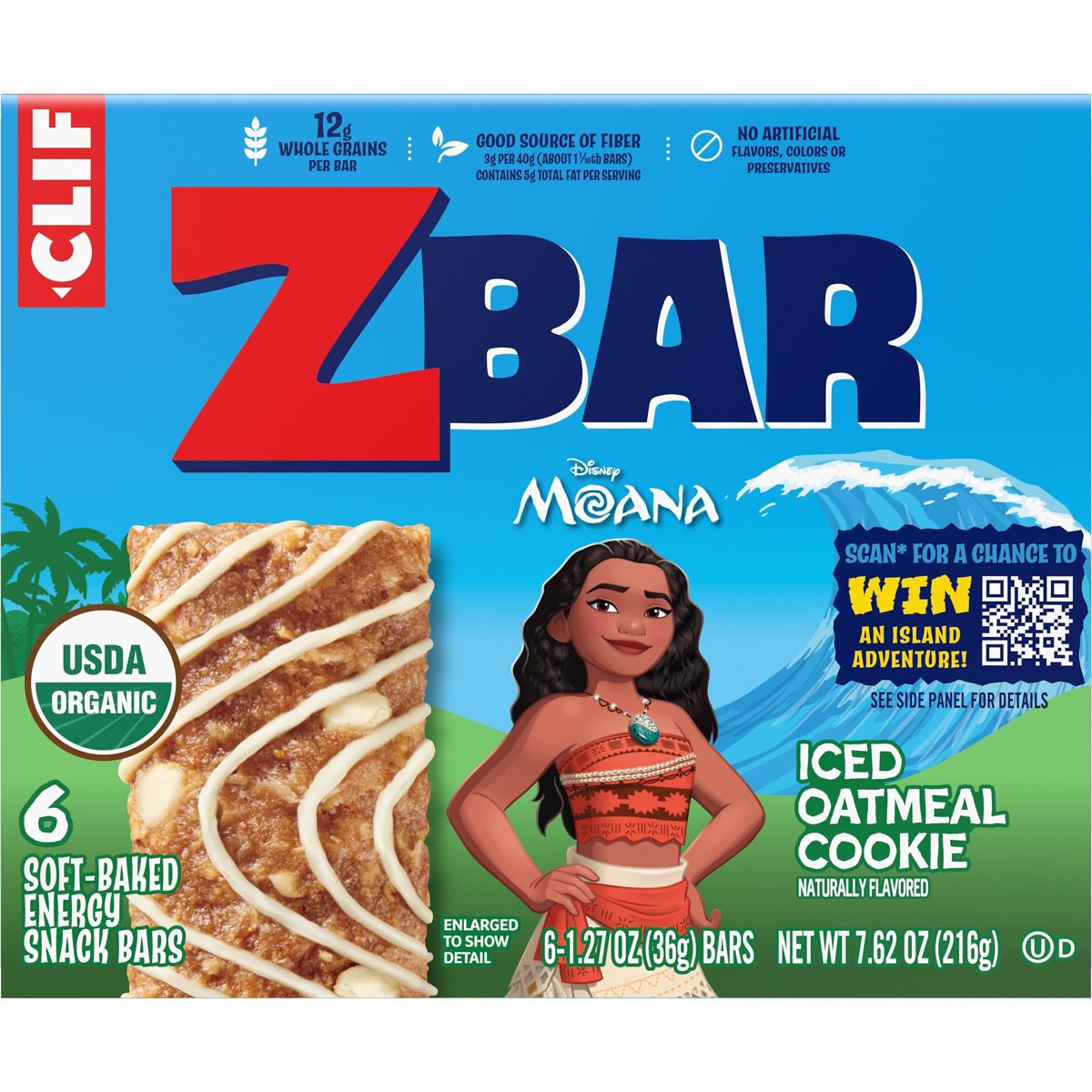 CLIF Kid ZBAR Galletas de Avena Glaseadas Orgánicas, Barras para Snack - Imagen 3