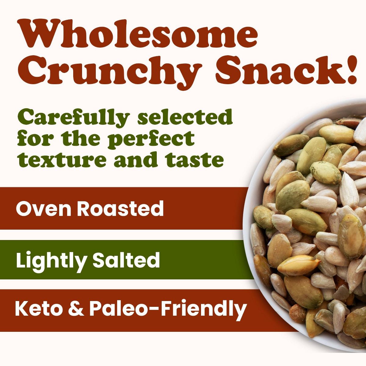 Mezcla de Semillas de Girasol y Calabaza Tostadas en Seco con Sal del Himalaya - por Food to Live - Imagen 5