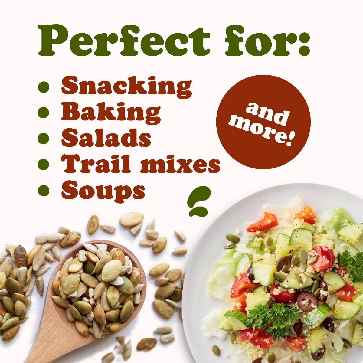 Mezcla de Semillas de Girasol y Calabaza Tostadas en Seco con Sal del Himalaya - por Food to Live - Imagen 7