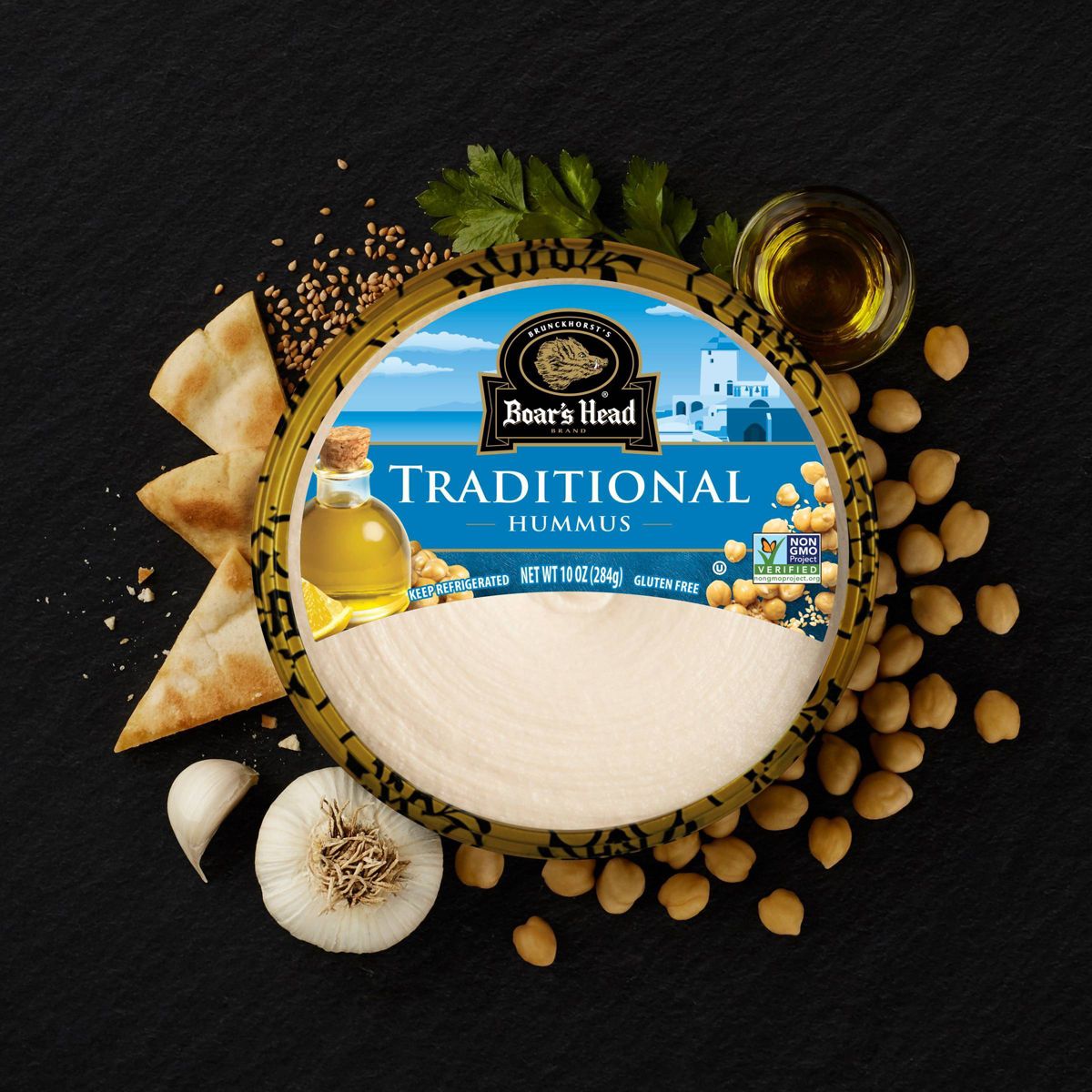 Boar's Head Hummus Tradicional - 10 oz - Imagen 5
