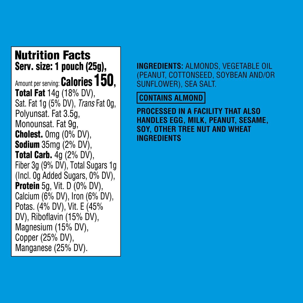 Almendras tostadas con poca sal - 10ct - Good & Gather™ - Imagen 5