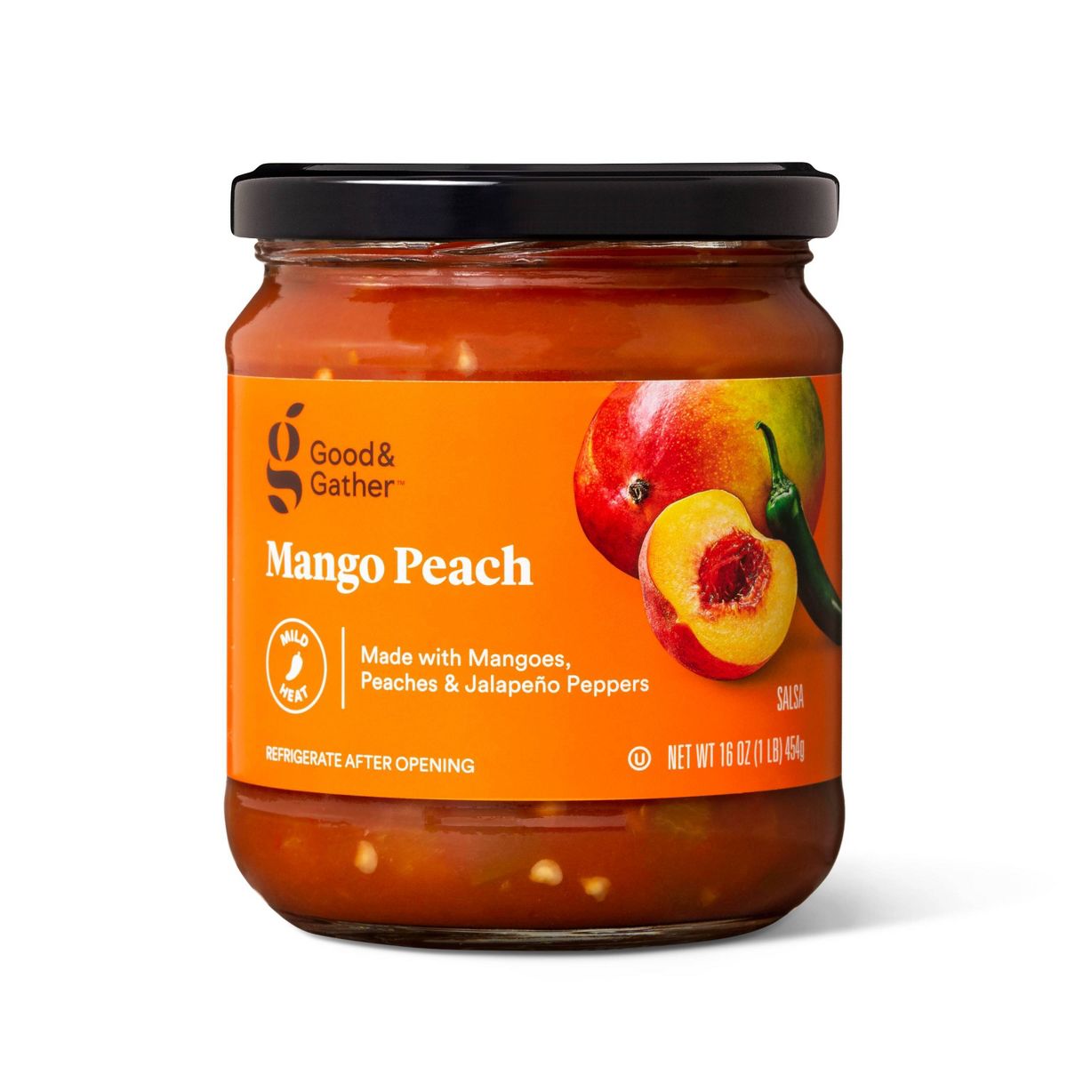 Salsa de Mango y Durazno Suave 16 oz - Good & Gather™