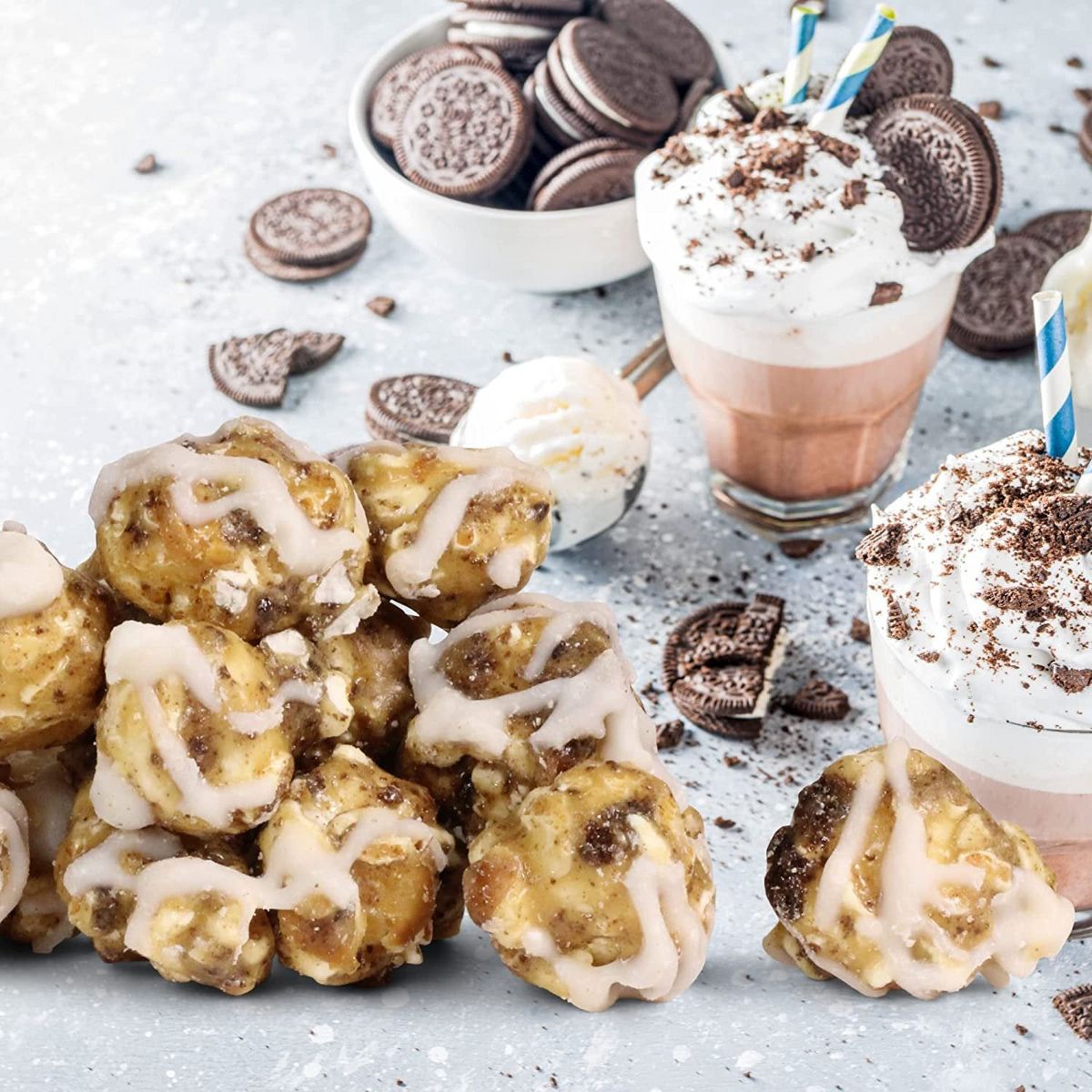 Palomitas Cookies 'n Cream de It's Delish, Contenedor Jumbo de 16 Oz - Imagen 7