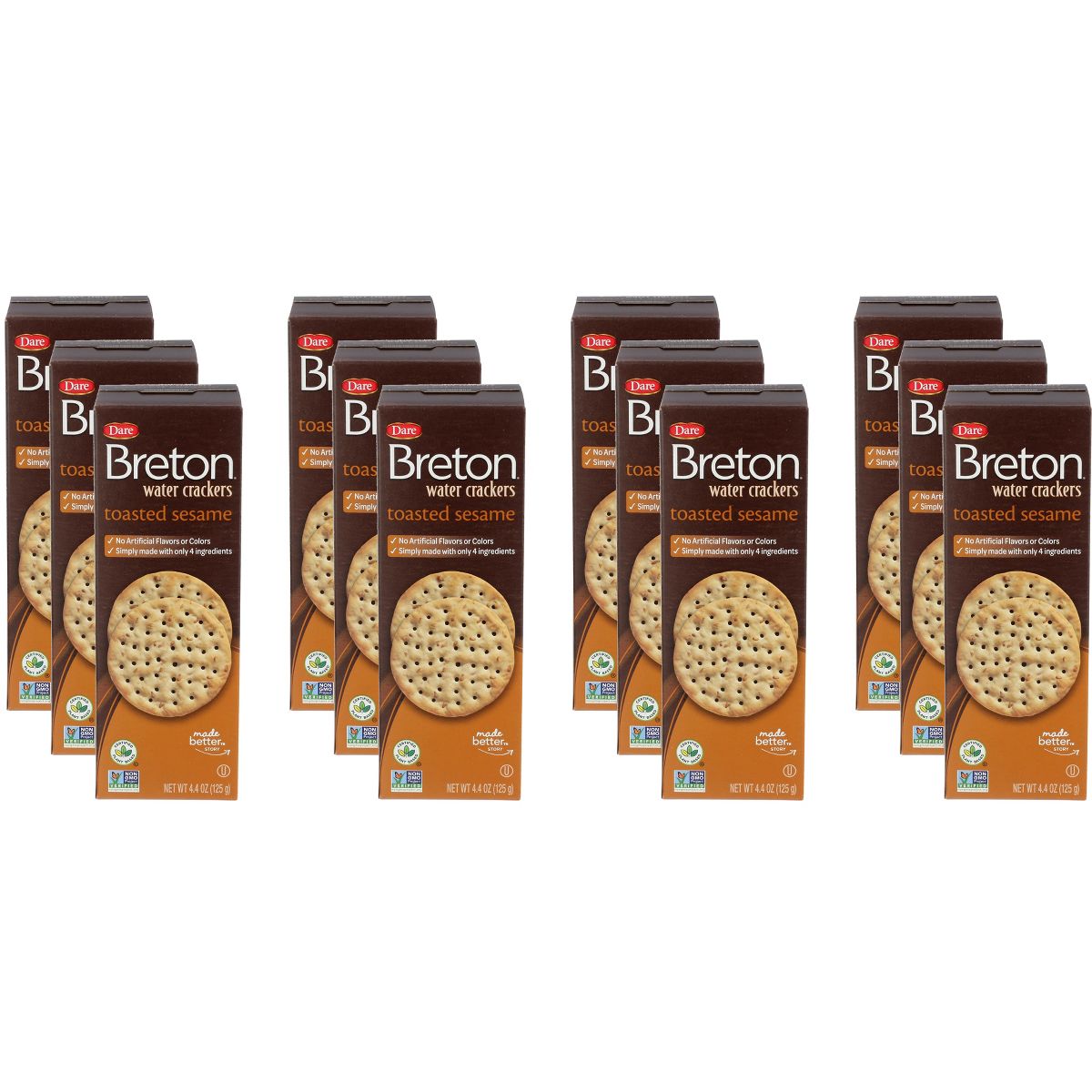 Galleta de Agua Dare Sabor a Ajonjolí - Caja con 12 - 4.4 oz - Imagen 2