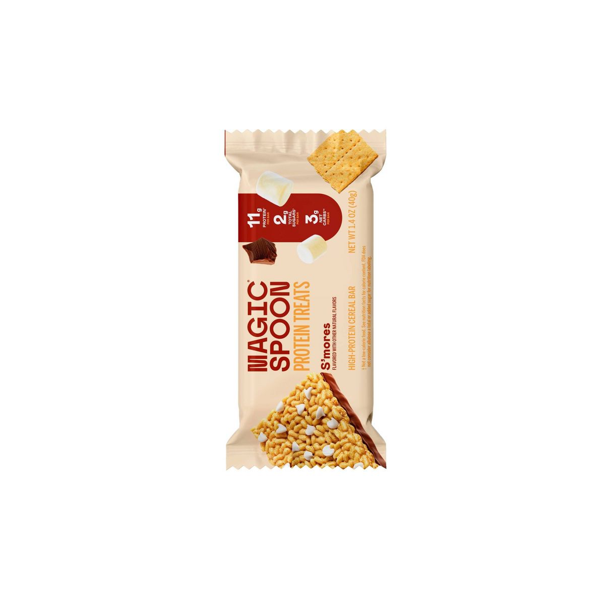 Barrita de Proteína Magic Spoon S'mores - 12g de Proteína - 5.6 oz / 4 ct - Imagen 8