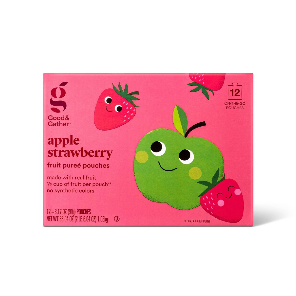 Mermelada de Manzana en Bolsita Sabor Fresa - 12ct - Good & Gather™ - Imagen 2