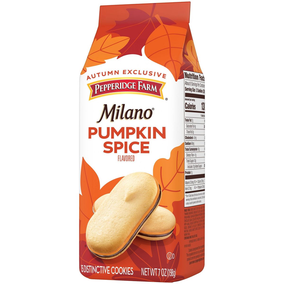 Galletas Pepperidge Farm Milano Sabor Calabaza Especiada - 7 oz / 15 ct - Imagen 6