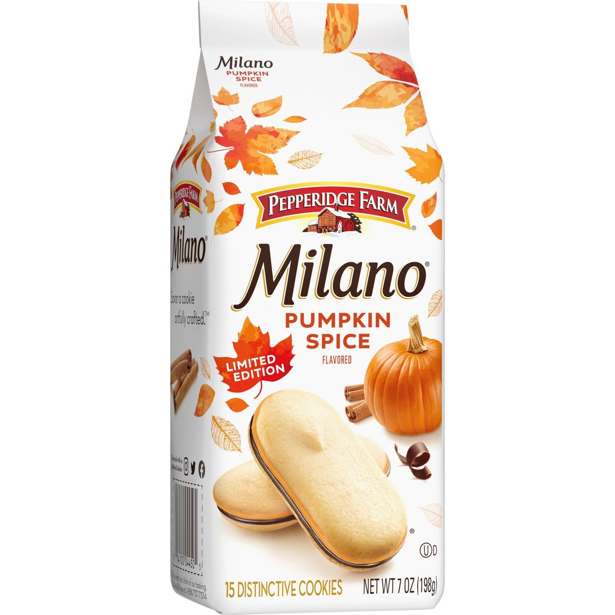 Galletas Pepperidge Farm Milano Sabor Calabaza Especiada - 7 oz / 15 ct - Imagen 7