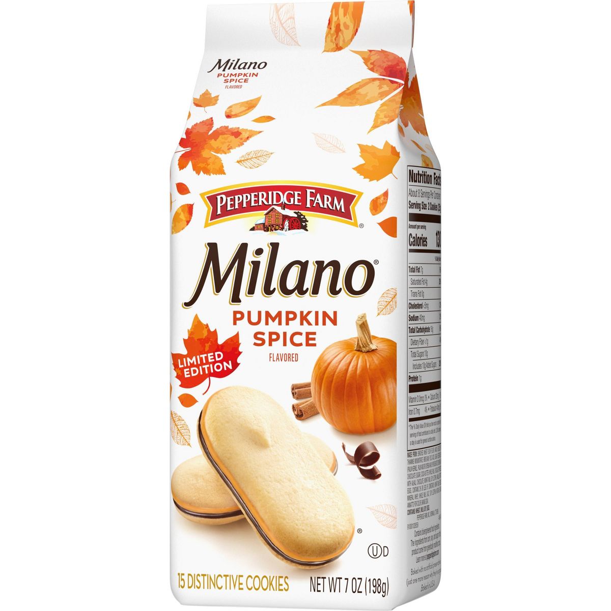 Galletas Pepperidge Farm Milano Sabor Calabaza Especiada - 7 oz / 15 ct - Imagen 8