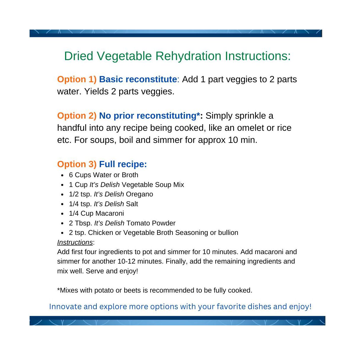 Mezcla para Sopa de Verduras Garden Deluxe de It's Delish - Imagen 7