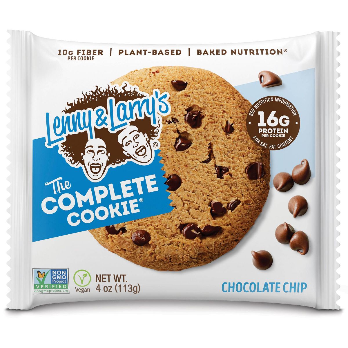 Galletas Veganas Completas Lenny & Larry's - Chispas de Chocolate - Imagen 3